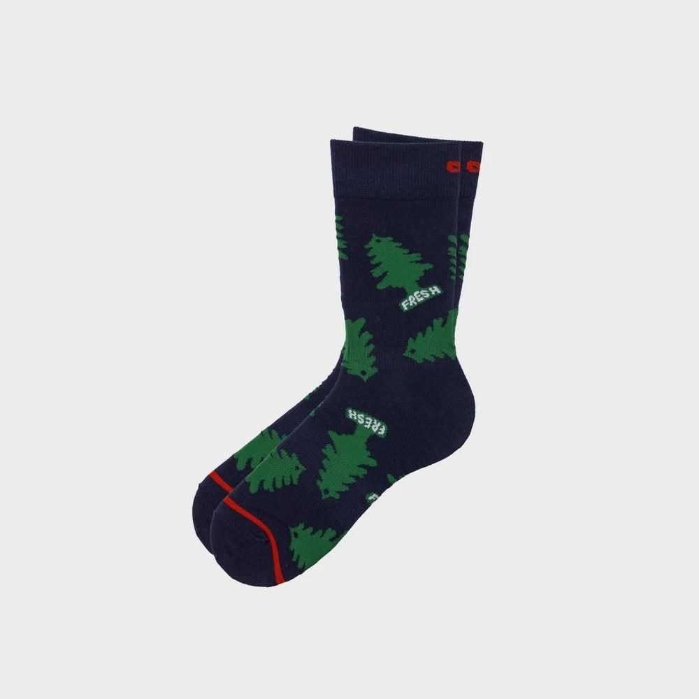 Pair of Thieves Men's Tree Print Crew Socks - 6-12